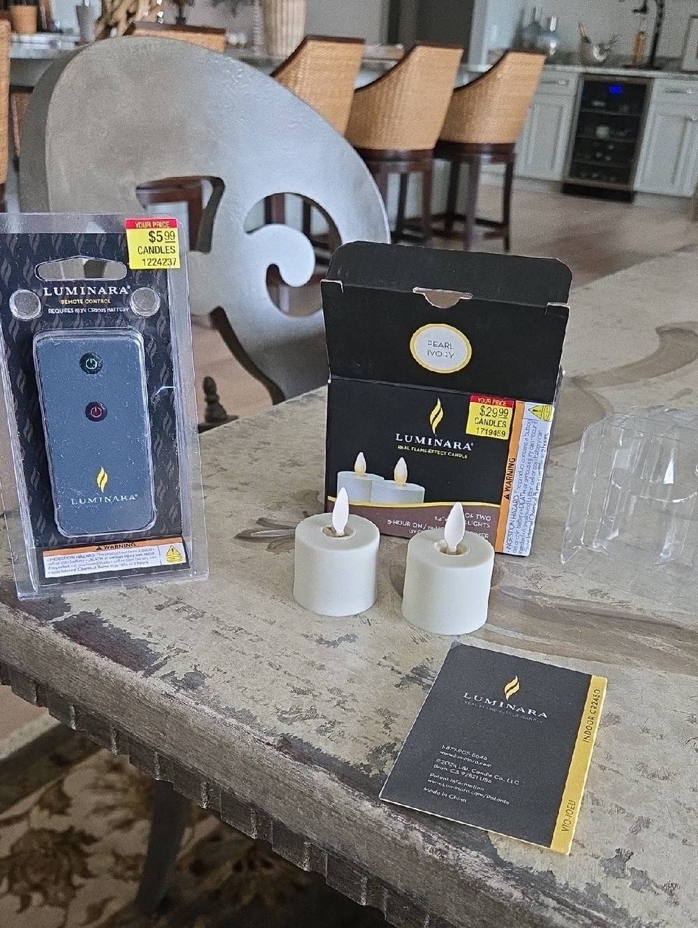 *Last Set* Luminara Ivory Flameless LED Tea Lights Plus Remote, NWT & Bonus Gift - Picture 13 of 14